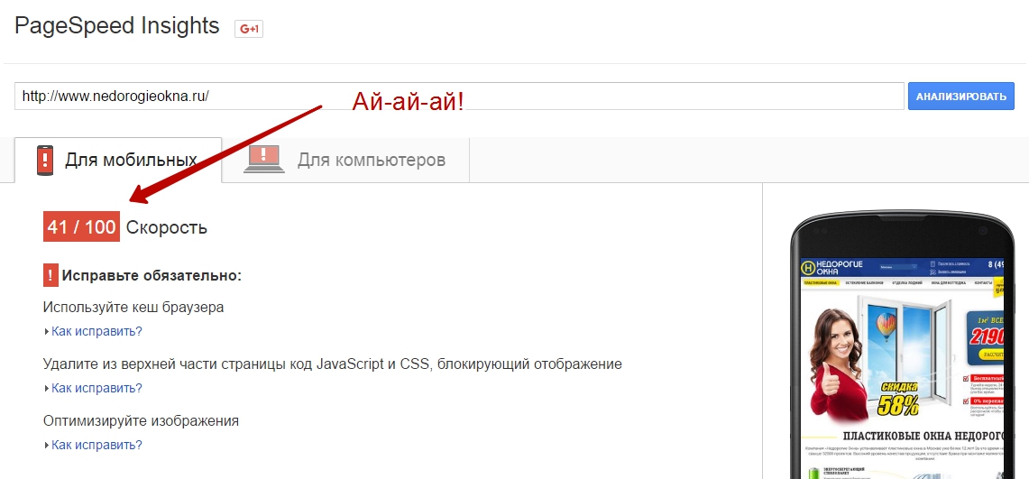 PageSpeed Insights - Google Chrome